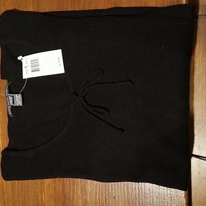 Black cashmere sweater
